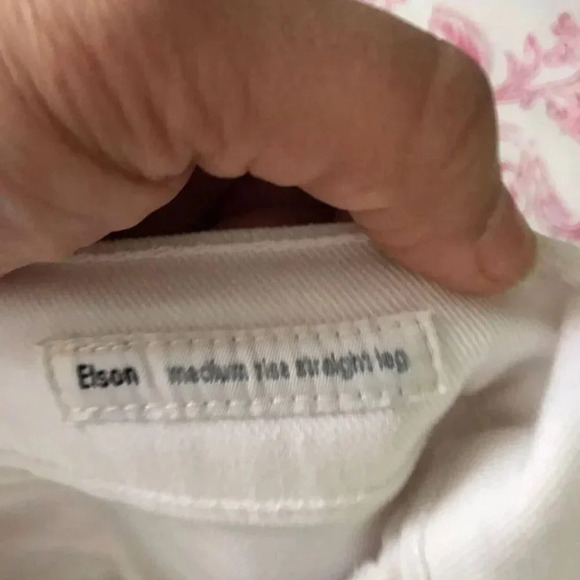 Citizen of Humanity Womens White Straight Leg S-28 - Picture 3 of 8